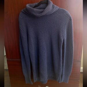 Abercrombie Navy Turtleneck Sweater